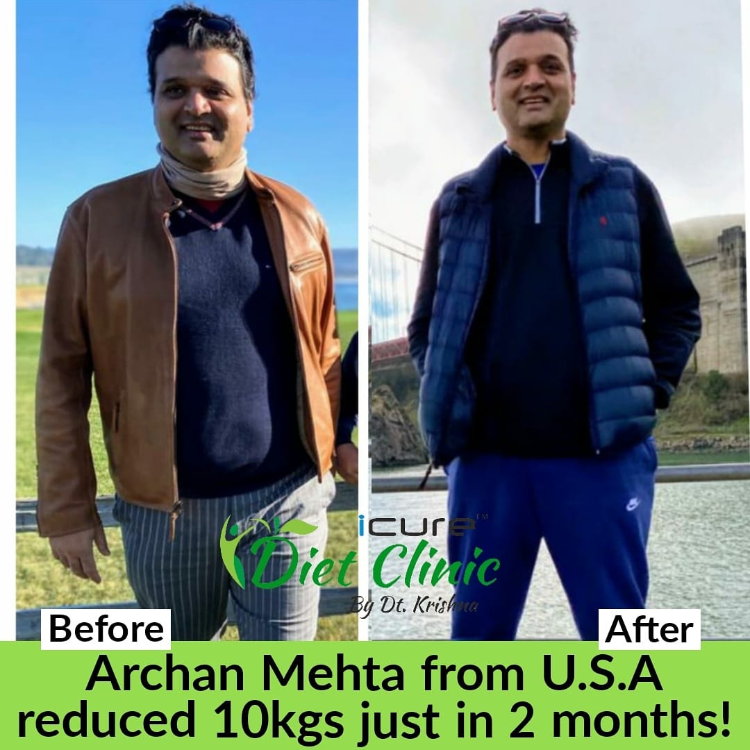 Archan Mehta from USA lost 10 kgs in 2 months